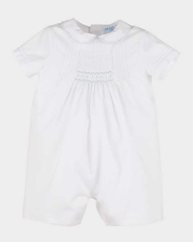 Boy's Smocked Jon Jon, Size 6M-18